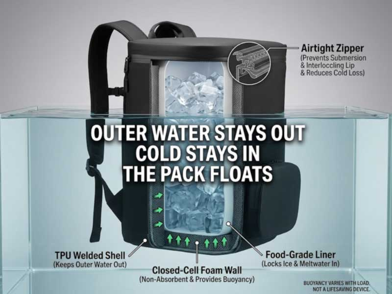 Waterproof Insulated Backpacks: Cold Retention Meets Full Submersion Waterproof Insulated Backpacks: Cold Retention Meets Full Submersion