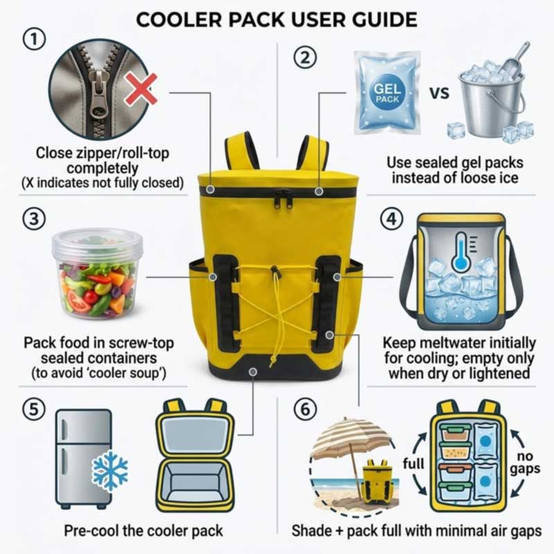 Leakproof Cooler Backpacks: Stop Melt-Water Leaks for Good