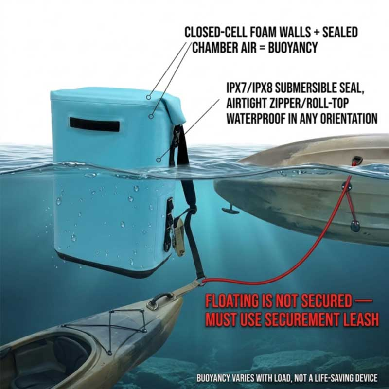 Kayak Cooler Backpacks: Waterproof, Buoyant and Deck-Ready Kayak Cooler Backpacks: Waterproof, Buoyant and Deck-Ready