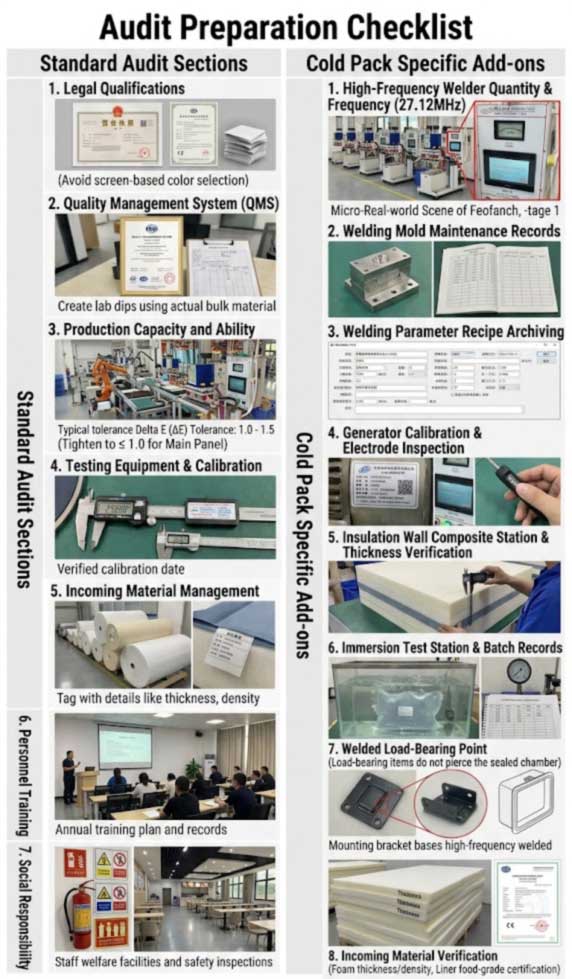 Soft Cooler Factory Audit Checklist for Importers Soft Cooler Factory Audit Checklist for Importers