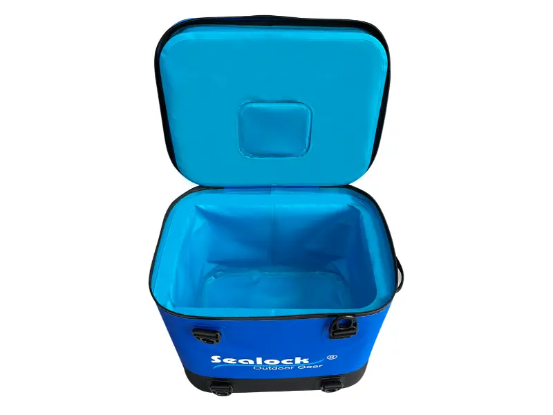 24L Waterproof Soft Cooler Bag with Airtight Zipper and 48-Hour Ice Retention