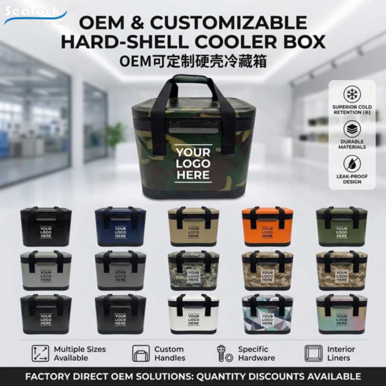 Sealock OEM small cooler tote bag color options and zipper versus welded closures