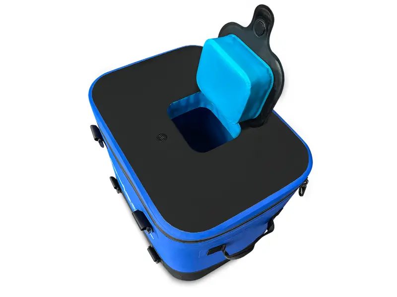 24L Waterproof Soft Cooler Bag with Airtight Zipper and 48-Hour Ice Retention