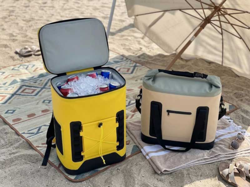 separate cooler backpack for drinks and soft cooler tote for food in the shade separate cooler backpack for drinks and soft cooler tote for food in the shade